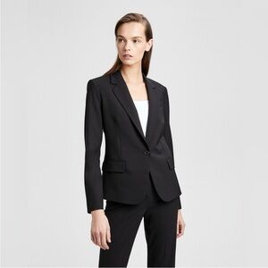 Theory 2 Pc Suit Blazer and Trouser Pants Sz 0 Black